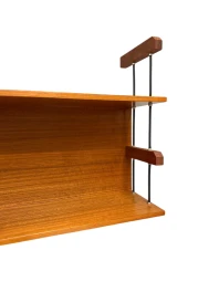 Mid-Century Modern Wall Mounted Shelf by Walter Wirtz for Wilhelm Renz, 1960s